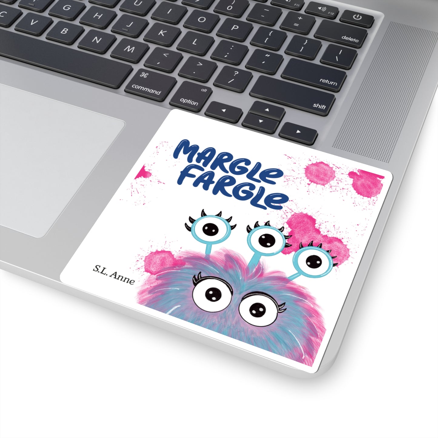 Margle Fargle Book Cover Kiss-Cut Stickers