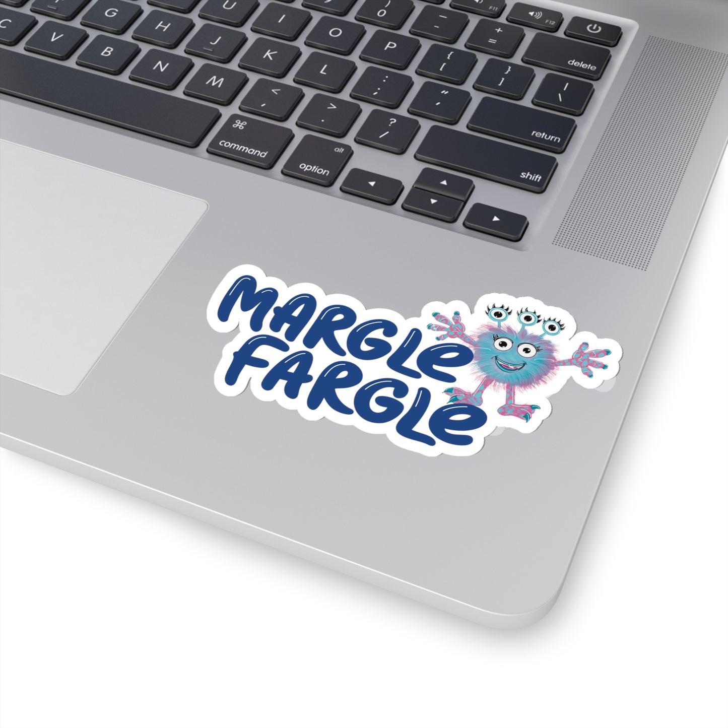 Margle Fargle Logo Kiss-Cut Stickers