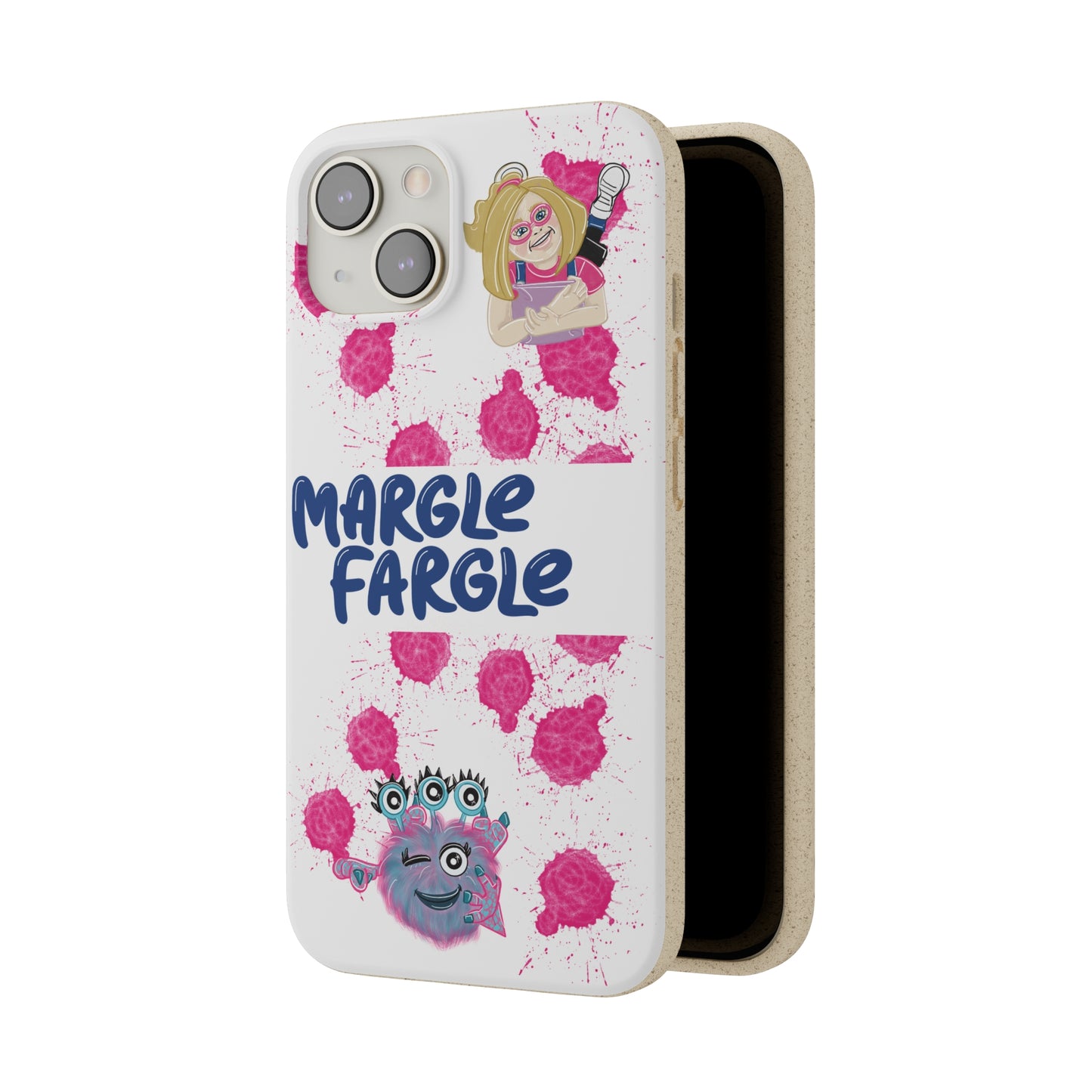 Margle Fargle and Addison Biodegradable Cases