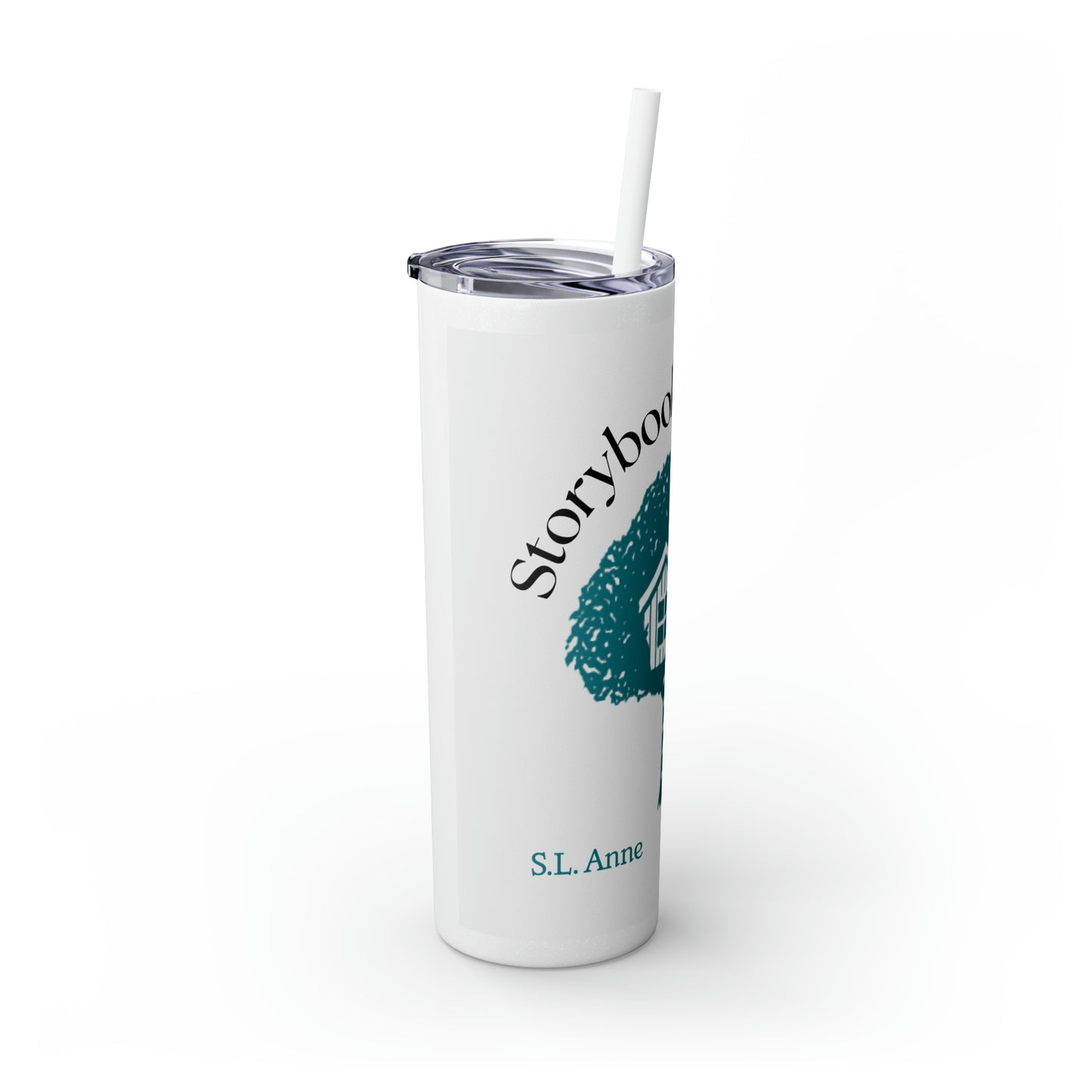 Storybook Saturday- Skinny Tumbler with Straw, 20oz