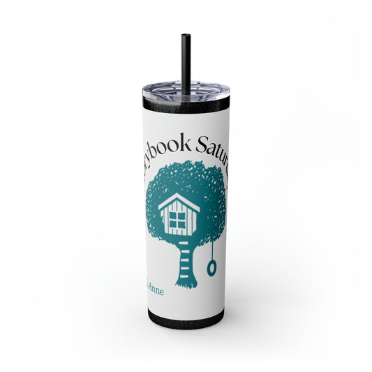 Storybook Saturday- Skinny Tumbler with Straw, 20oz