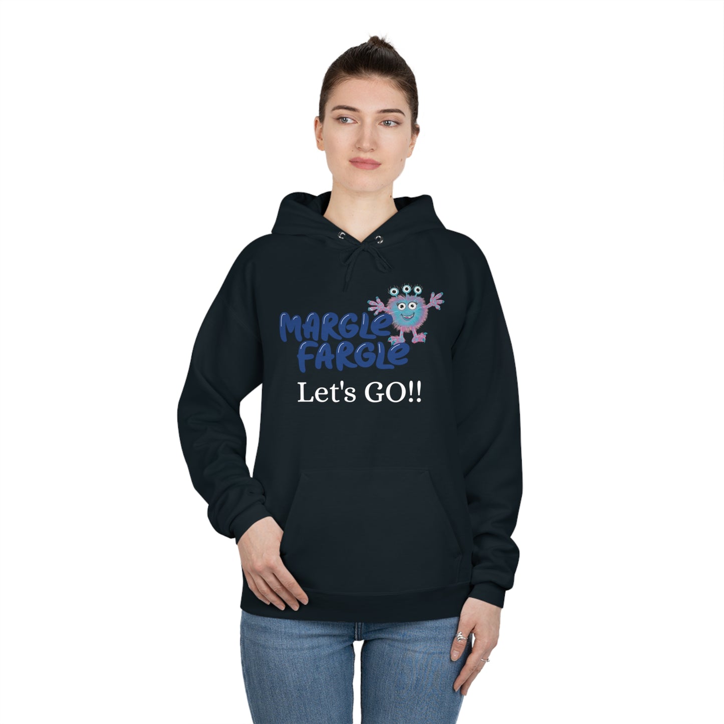 Margle Fargle Adult Unisex EcoSmart® Pullover Hoodie Sweatshirt