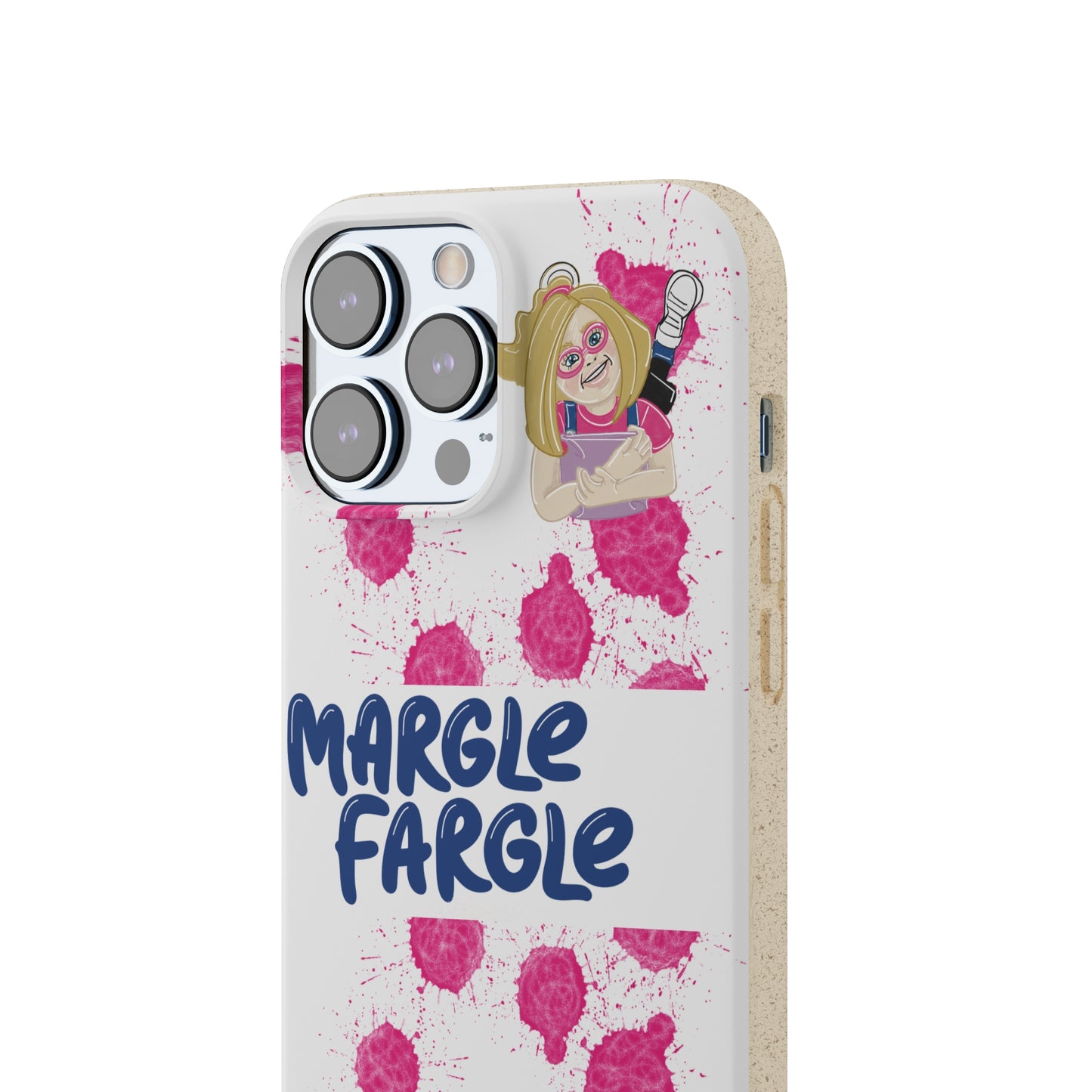 Margle Fargle and Addison Biodegradable Cases