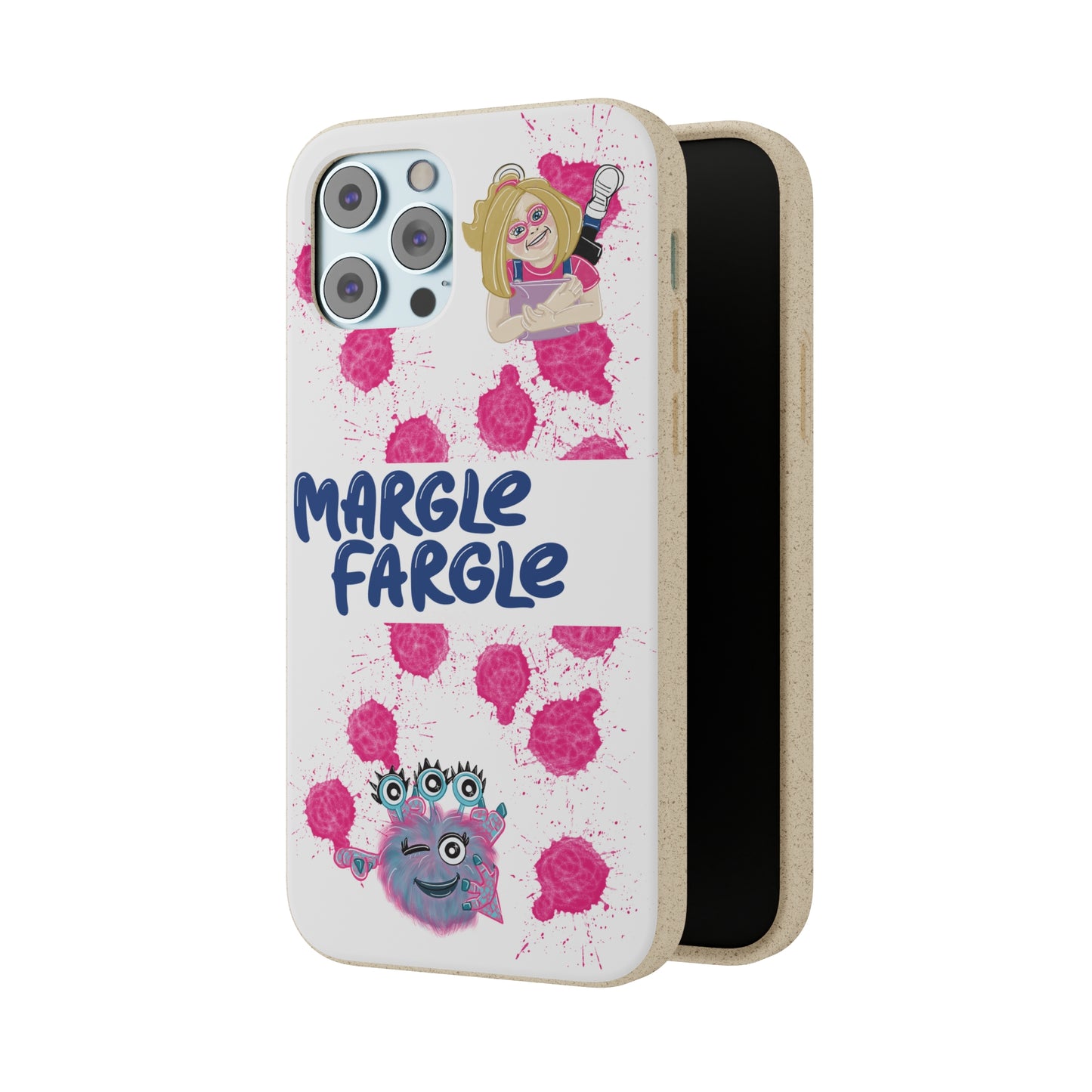 Margle Fargle and Addison Biodegradable Cases