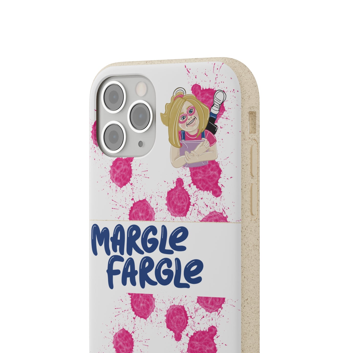 Margle Fargle and Addison Biodegradable Cases