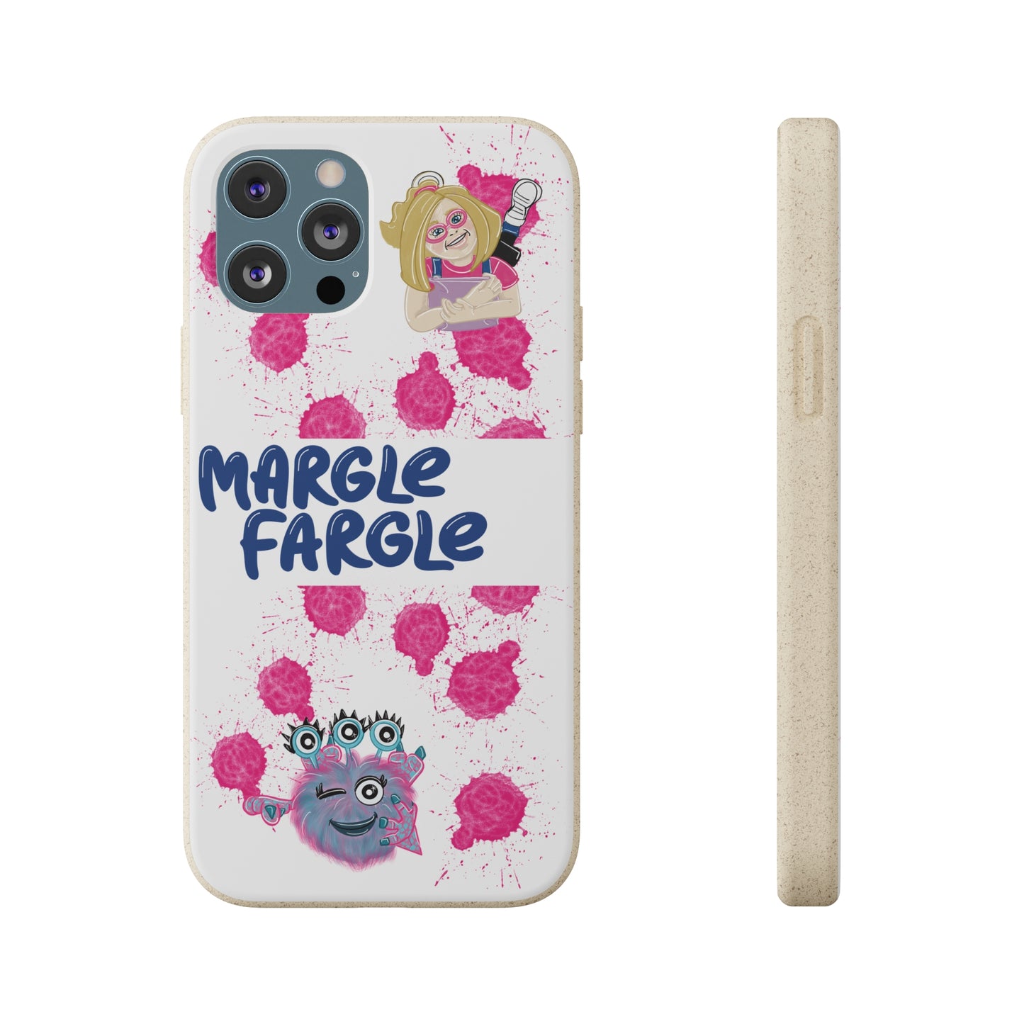 Margle Fargle and Addison Biodegradable Cases