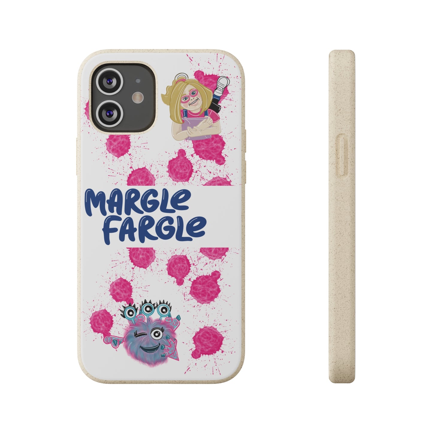 Margle Fargle and Addison Biodegradable Cases