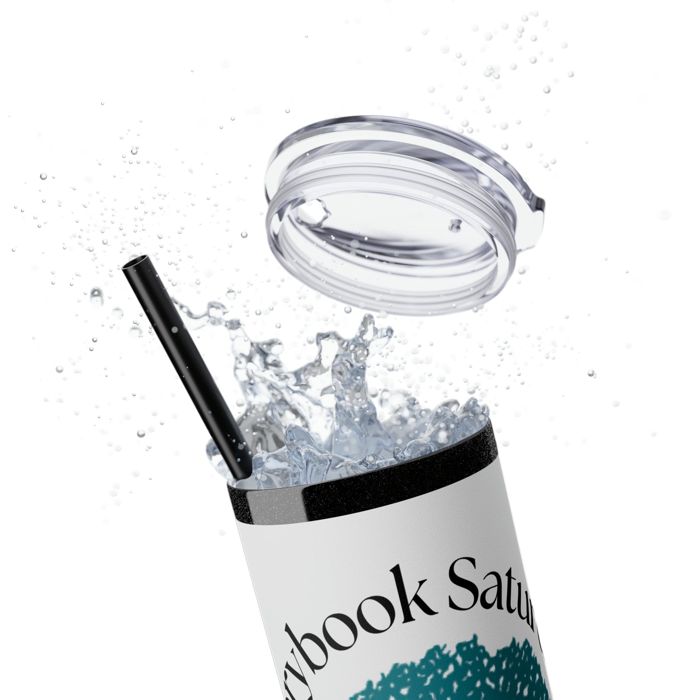 Storybook Saturday- Skinny Tumbler with Straw, 20oz