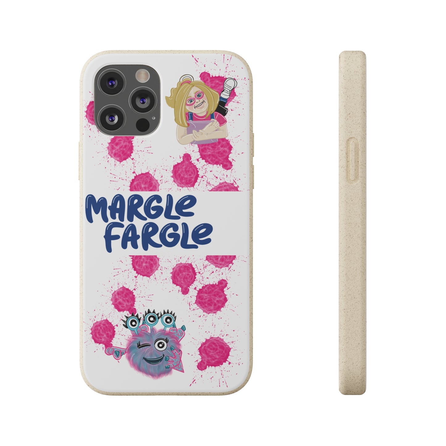 Margle Fargle and Addison Biodegradable Cases