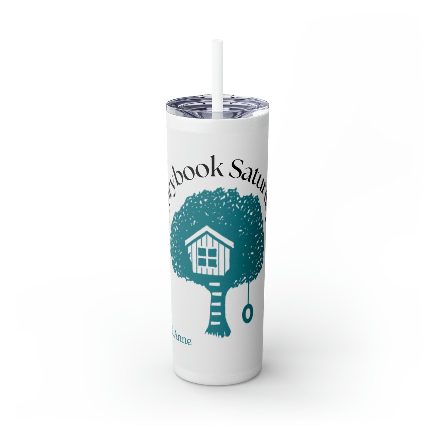 Storybook Saturday- Skinny Tumbler with Straw, 20oz