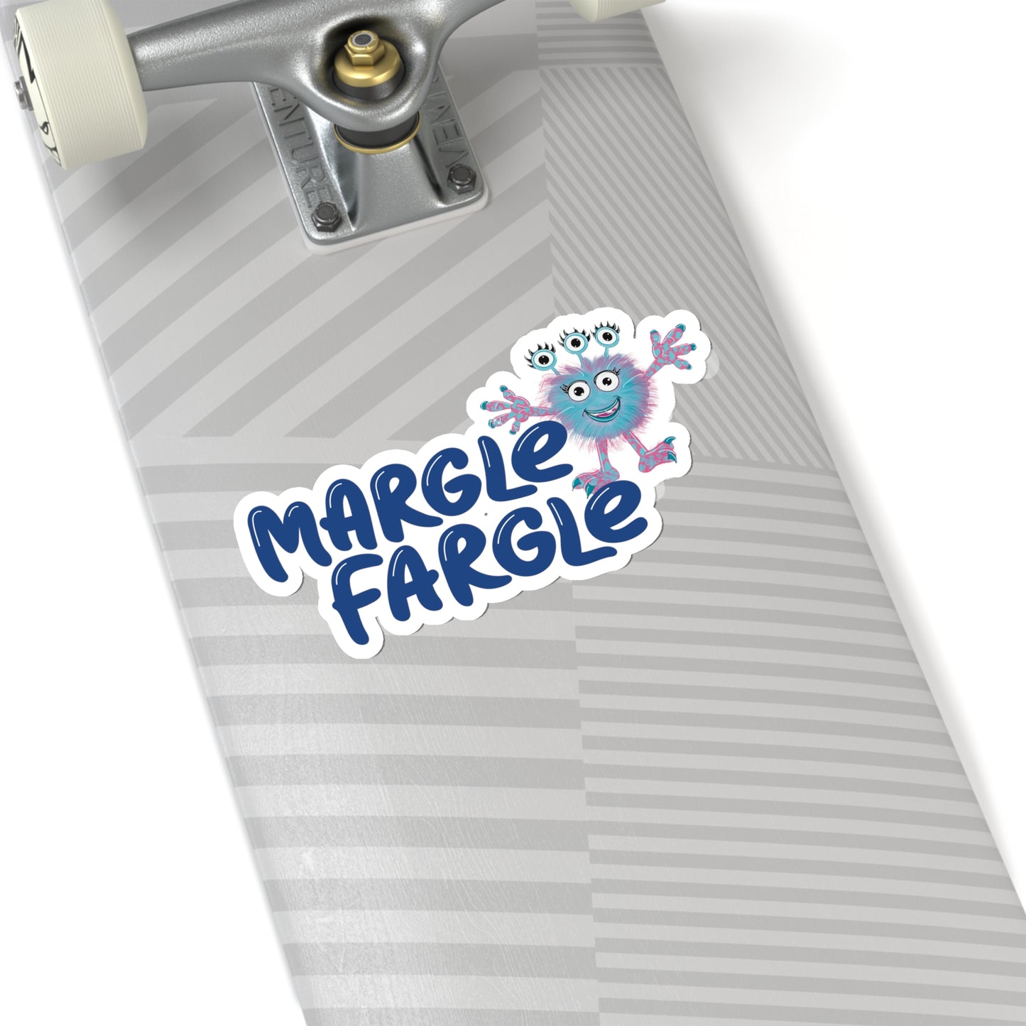 Margle Fargle Logo Kiss-Cut Stickers