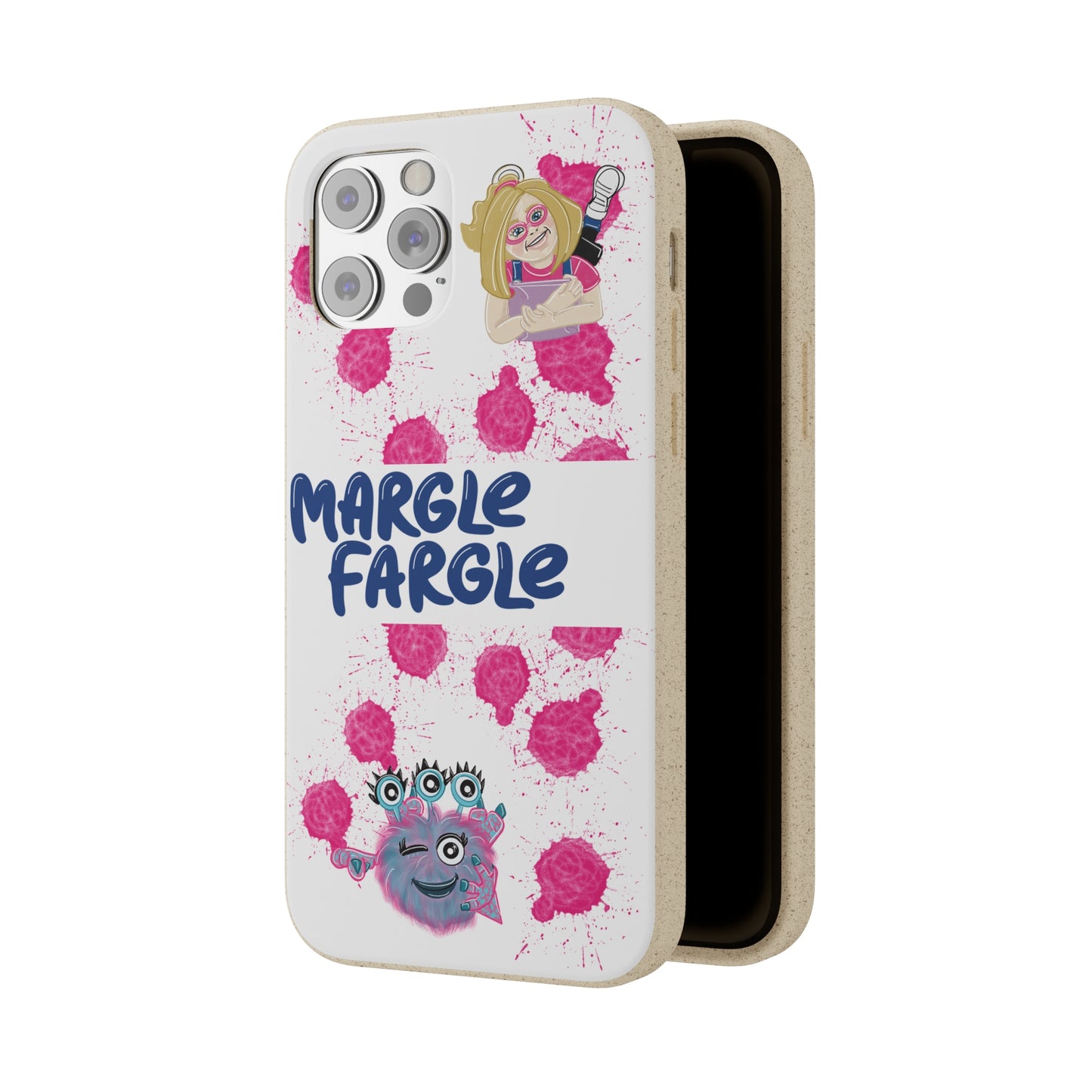 Margle Fargle and Addison Biodegradable Cases